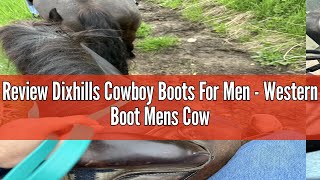 Review Dixhills Cowboy Boots For Men - Western Boot Mens Cowboy Boots With Square Toe Pull-on Retro