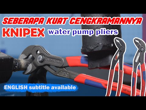 Knipex Cobra vamzdžių replės 250mm (87 02 250) video