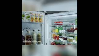 LG 25 cu.ft. 3-Door French Door Refrigerator with Hybrid Handle Design and External Ice and Water Dispenser null LF25H6330S Picture