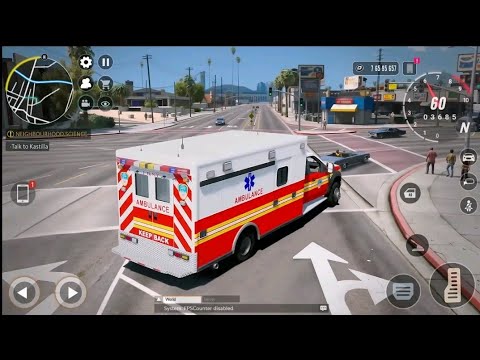 US City Ambulance Rescue – 911 Emergency Rush Driving 3D