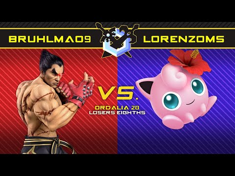 Ordalia 20 Losers Eighths: Bruhlmao9 (Kazuya) vs LorenzoMS (Jigglypuff, Palutena)