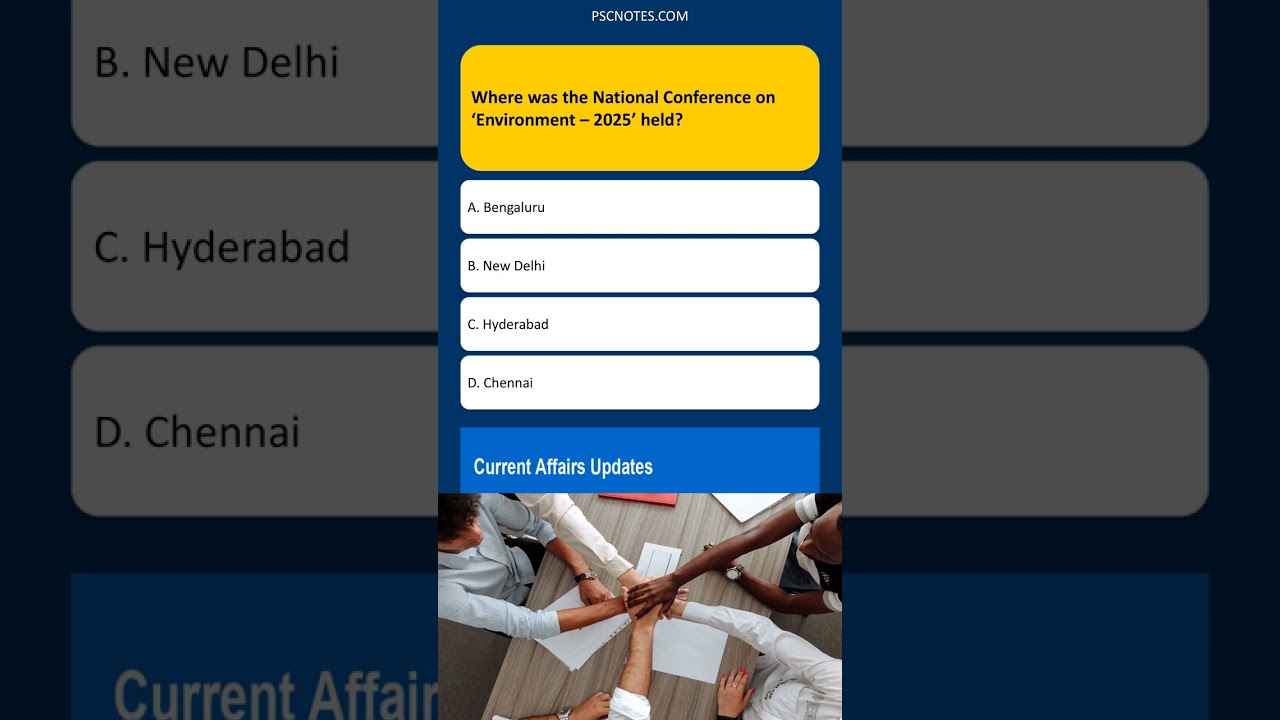 Where was the National Conference on ‘Environment – 2025’ held?