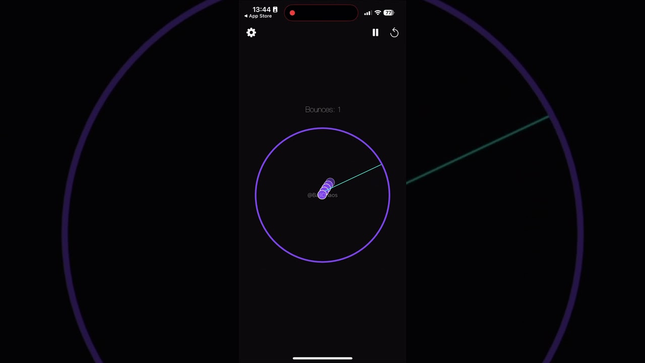 How to create ball bounce videos 🤗 #bounce #ball #tutorial #relax #viral #app #animation #ballchaos
