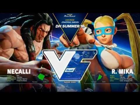 SFV - Phenom [Necalli] x Fuudo [R. Mika] - Dreamhack Summer 2016 - Grand Final