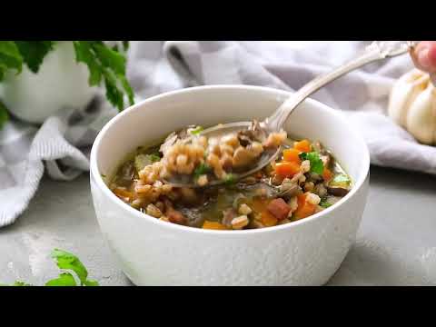 Wild Mushroom and Farro Soup