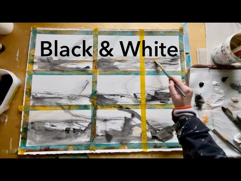 Monochrome Landscape Paintings - Simplify First, Add Color Later