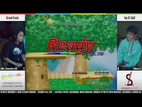 NC Melee Arcadian 4 Top 24 GF - SWC | Clementine (Captain Falcon) vs. SSBane (Luigi)