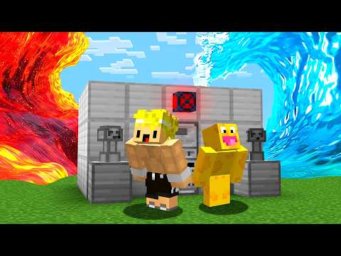 SAFE BASE vs NATURAL DISASTERS in Minecraft!