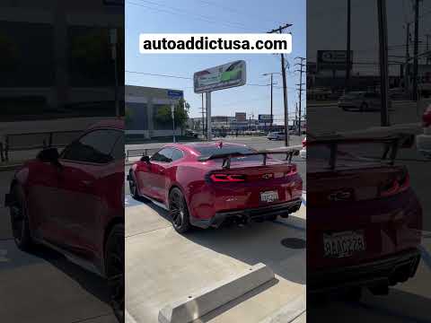 Camaro ZL1 Corsa Extreme Axle Back Exhaust @AutoAddictUSA #autoaddictusa #chevroletcamaro