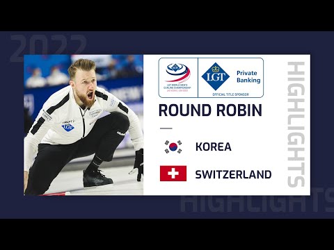 Korea v Switzerland - Highlights - LGT World Men's Curling Championship 2022