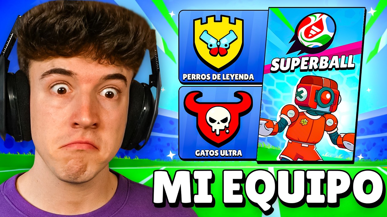 ESTE es MI EQUIPO PARA EL TORNEO Y NUEVO BALON BRAWL con PORTERO en BRAWL STARS