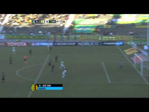 Gol de Sand. Aldosivi 2 - San Martín SJ 0. Fecha 22. Primera División 2015. FPT.