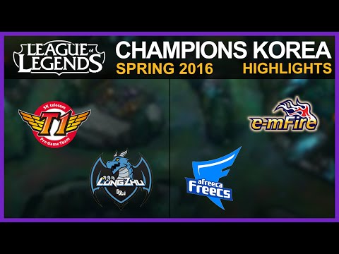 [Highlights] SKT vs LZ & EMF vs AF / W6D2 / LCK Spring 2016