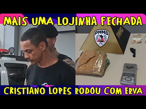 Lojinha do Cristiano Lopes fechada pela PM no Jardim da Luz