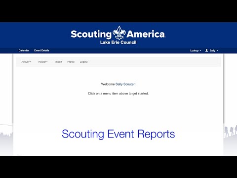 Scouting Event Reports tutorial