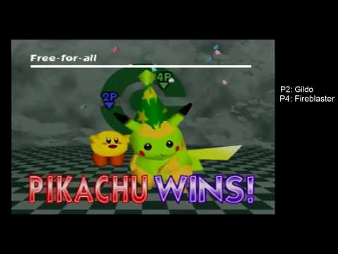 Gildo (Kirby) vs Fireblaster (Yoshi, Mario, Pikachu) Grand Finals