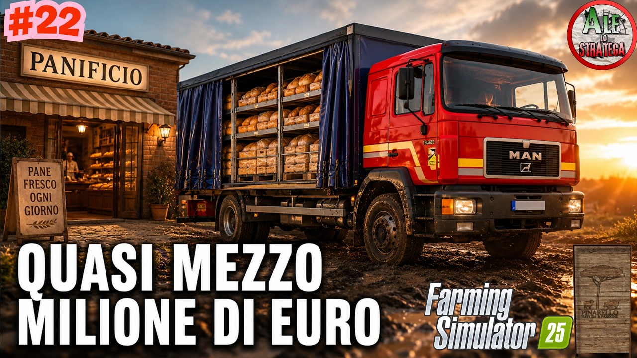 QUASI MEZZO MILIONE DI EURO CON IL PANE || FARMING SIMULATOR 25 gameplay ITA || ETRURIA #22
