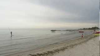 preview picture of video 'Laboe beach, Laboe, Baltic Sea, Schleswig-Holstein, Germany, Europe'