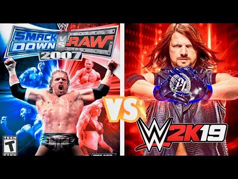 WWE Smackdown VS Raw 2007 Finishers VS WWE 2K19 Finishers Comparison 😍👌👏 Who is The Best 👏👌😍