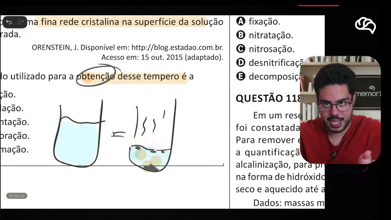 Resolução em Vídeo — Questão 116 ENEM 2025 Belém