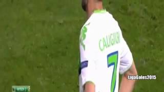 Juan Mata Goal   Manchester United vs Wolfsburg 0 1 Champions League 2015 HD