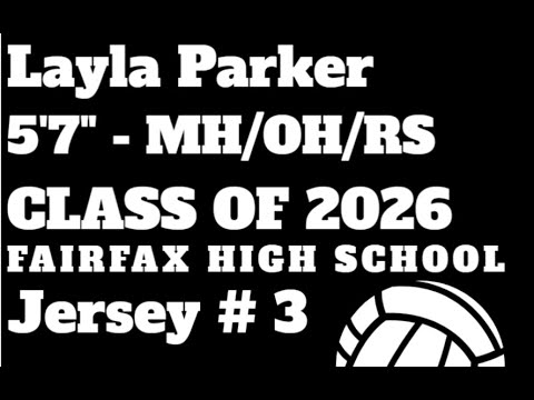 Layla Parker #3 C/O 2026 MB/OH/RS Game Highlights Vs. West Potomac HS