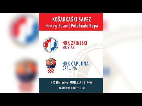 HKK Zrinjski - HKK Čapljina | Kup Herceg-Bosne | Polufinale