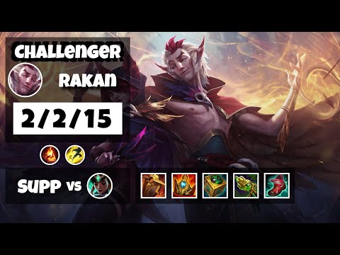 Rakan vs Karma KOREAN Challenger SUPPORT (2/2/15) - v11.24