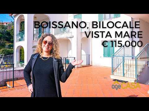 AMPIO BILOCALE CON VISTA MARE AL CONFINE CON LOANO!