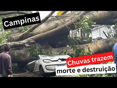 ⛈️ Campinas - forte chuvas trazem caos 🪦