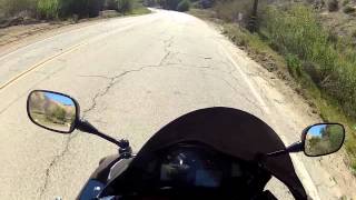preview picture of video 'Ride CBR600rr Bouquet Canyon Rd to Soledad Canyon Rd'