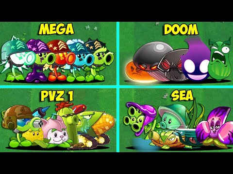 Random 15 Best Team 5 Plants Vs All Zombies - Who Will Win? - PVz 2 Team Plant Battlez