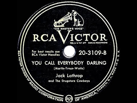 1948 Jack Lathrop - You Call Everybody Darling
