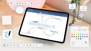 ✏️ New Goodnotes 6 Features you NEED to try! | whiteboard, text doc, beta