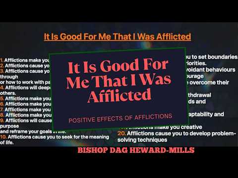 20 Powerful Things That Affliction Does to Your Life | Bishop Dag Heward-Mills