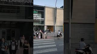 Estación trenes Málaga Maria Zambrano train station back entrance Spain España 2 junio 2024