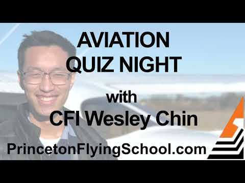 Aviation Quiz Night with CFI Wesley Chin