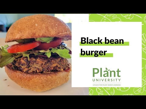 Black Bean Burger - Easy and delicious vegan recipe