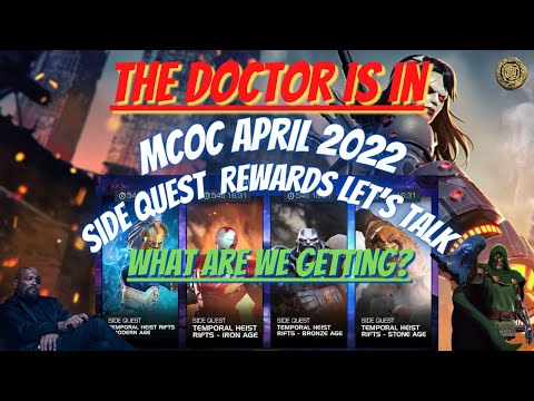 MCOC April 2022 Rewards What Are We Getting For Stuff In Temporal Heist Side Quest
