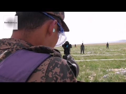 Non-lethal Live Fire - U.S. Marines, Mongolian Armed Forces in NOLES. 3/3