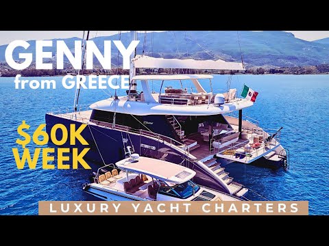 Genny ⛵️ Luxury Catamaran Charter in Greece 🇬🇷 | Sunreef 80 $60K/Week
