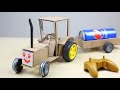 How To Make A Tractor At Home Mini Tractor Toys