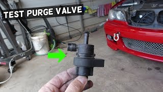 HOW TO TEST PURGE VALVE ON BMW E39 E60 E61 520I 523I 525I 528I 530I 535I 540I  CODE P0440 P0443