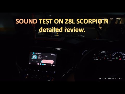 Most detailed speaker test of the Mahindra Scorpio N Z8L (12 speaker Sony 3d surround sound + Dolby)