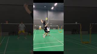 How to keep the best position when playing doubles in badminton #badminton #badmintonlovers