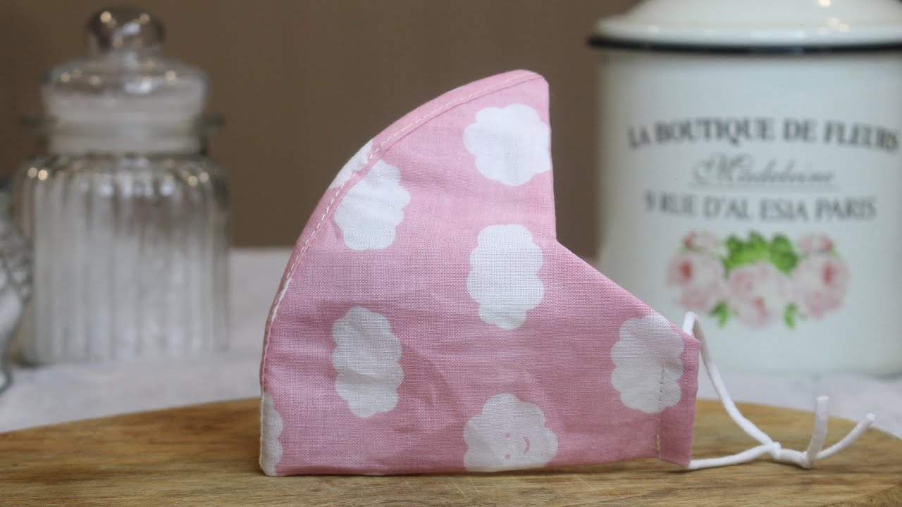 New style fitted face mask sewing tutorial - DIY mask idea