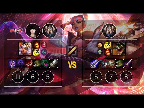 KT Ucal Qiyana vs Renekton Mid - KR Challenger Patch 10.11