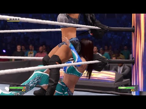 WWE 2K22 Gameplay - Gail Kim StinkFace