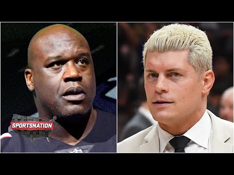 他不是喬丹！"--沙克在科迪-羅德AEW比賽前並沒有做任何額外的工作｜SportsNation。 ('He's not Jordan!' - Shaq isn't doing any extra work ahead of Cody Rhodes AEW match | SportsNation)