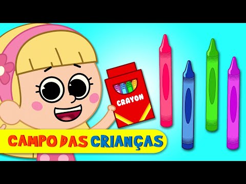 Aprenda As Cores Com Giz de Cera | Vídeos para Crianças | @campodascriancas-kidscampb7421